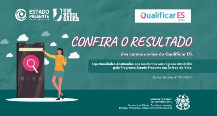 Confira o resultado dos cursos on-line do Qualificar ES
