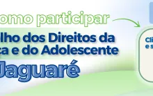 Conselho dos Direitos da Criança e do Adolescente de Jaguaré abre eleição para novos membros