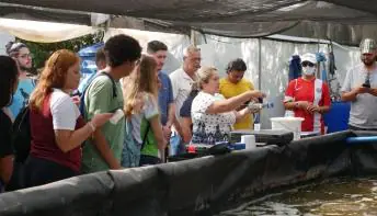 Curso de criação de camarão marinho do Incaper tem mais de 60 participantes