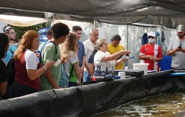 Curso de criação de camarão marinho do Incaper tem mais de 60 participantes