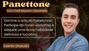 Curso gratuito ensina a fazer panetones