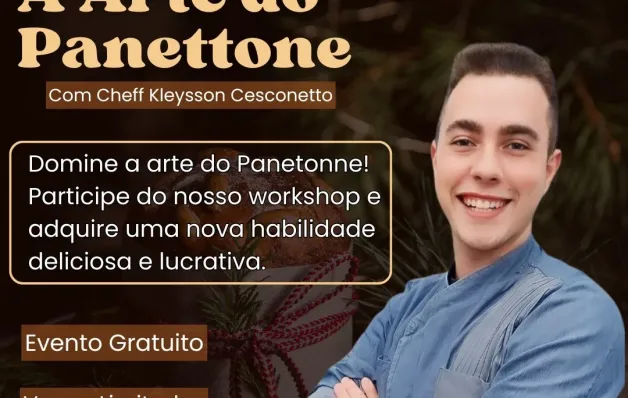 Curso gratuito ensina a fazer panetones