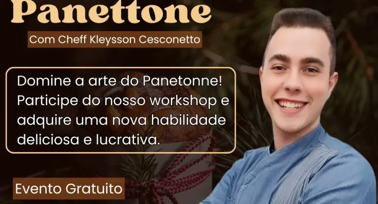 Curso gratuito ensina a fazer panetones