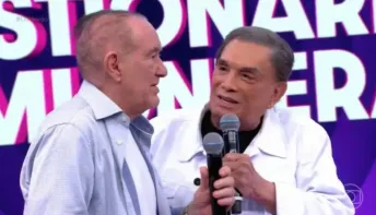 Dedé Santana faz 90 anos e reencontra Renato Aragão