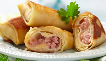 Delícia na Air Fryer: Enroladinho sabor pizza com massa de pastel