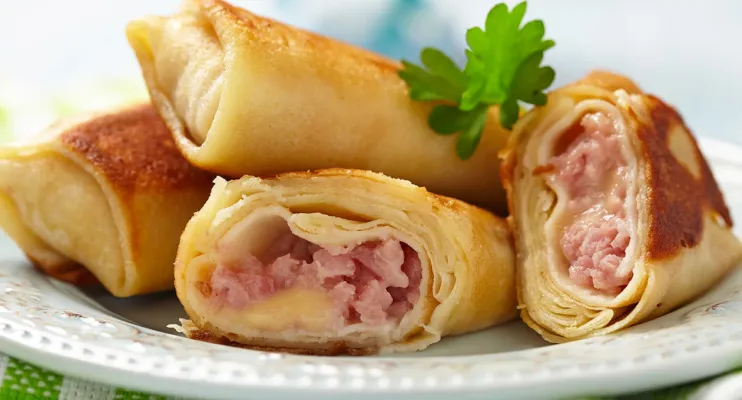 Delícia na Air Fryer: Enroladinho sabor pizza com massa de pastel
