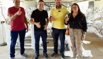 Deputado Fabrício Gandini entrega academias populares para Jaguaré, Nova Venécia e Pinheiros