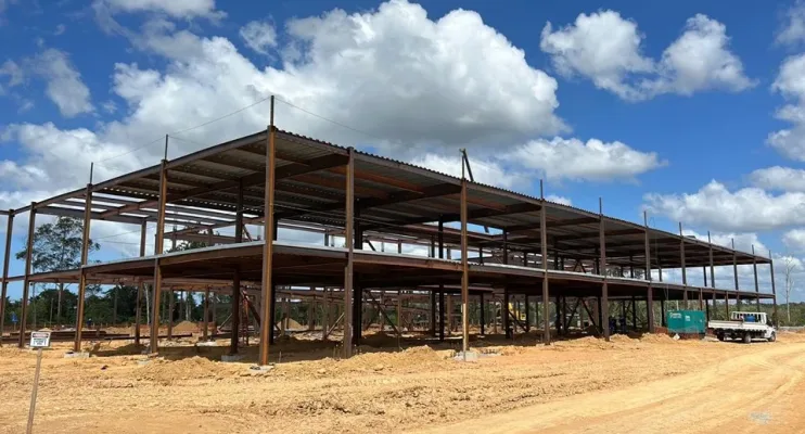 DER-ES avança nas obras do Complexo de Saúde do Norte, em São Mateus