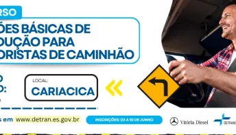 Detran ES abre inscrições de curso inédito para motoristas de caminhão