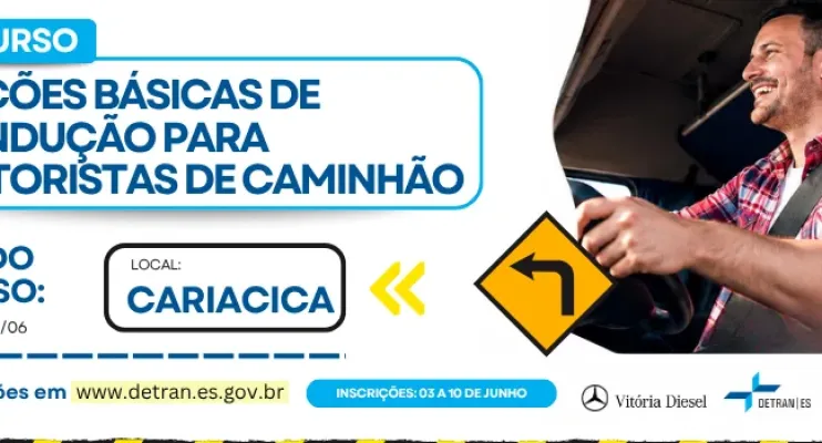 Detran ES abre inscrições de curso inédito para motoristas de caminhão