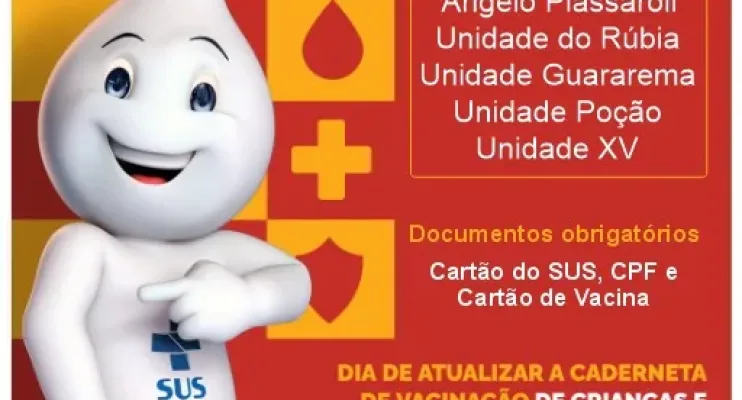 Dia D da Campanha de Multivacinação acontece neste sábado em Nova Venécia