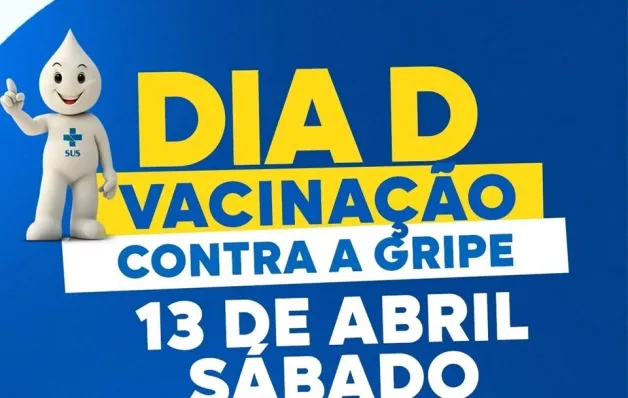 Dia D de vacinação contra Influenza acontece neste sábado (13)