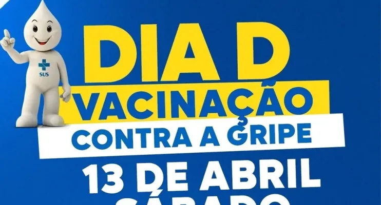 Dia D de vacinação contra Influenza acontece neste sábado (13)