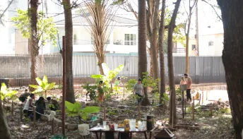 Diálogos Socioambientais de setembro une arte, ecologia e gestão de resíduos na agrofloresta do Parque