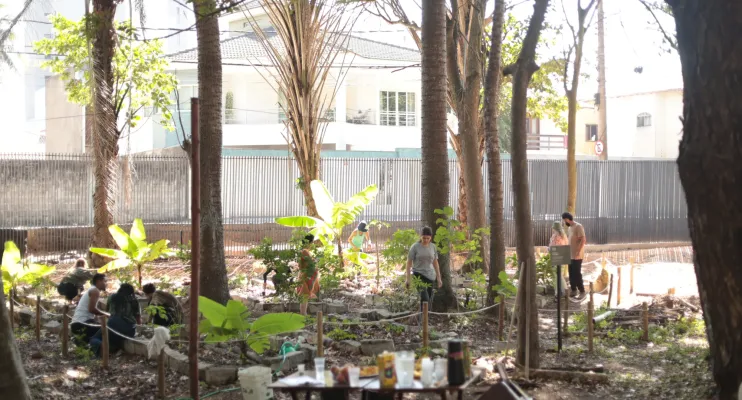 Diálogos Socioambientais de setembro une arte, ecologia e gestão de resíduos na agrofloresta do Parque