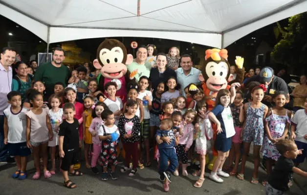 Diversão na inauguração do Parque Kids em Jucutuquara