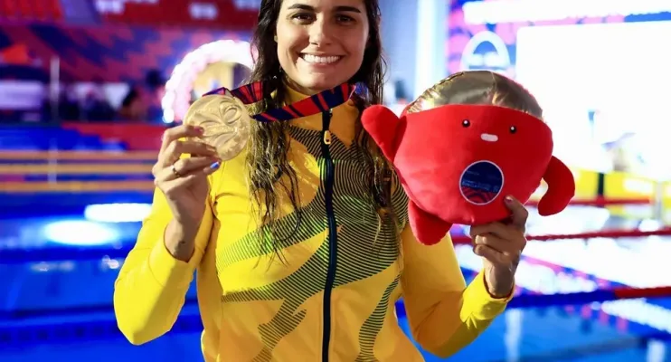 Dois ouros e uma prata: Mariana Gesteira encerra Mundial com tricampeonato nos 50m livre
