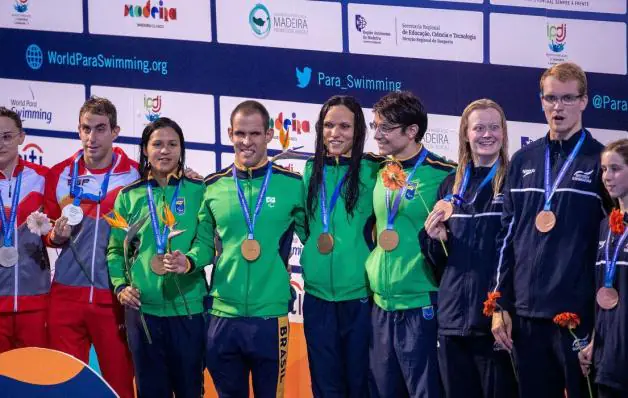 Dois ouros marcam penúltimo dia do Mundial de natação paralímpica