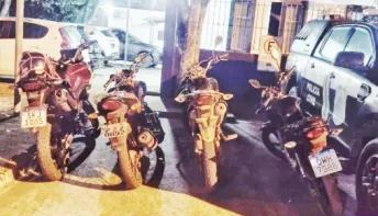 Dupla é presa após série de roubos e perseguição em Teixeira de Freitas