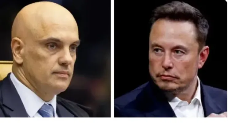 Elon Musk volta a atacar Moraes e chama ministro do STF de 'ditador brutal'