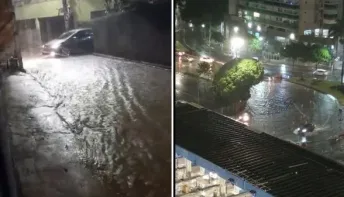 Em só uma hora, Vitória registrou 1/5 da chuva esperada para janeiro