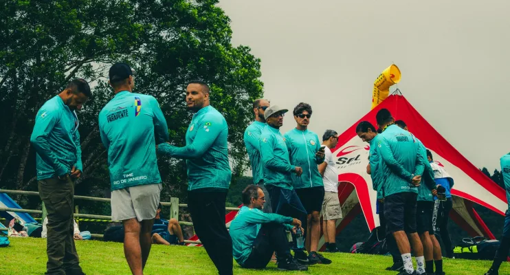 Emoção marca a conquista de novo campeão brasileiro de parapente, na Rampa do Monjolo