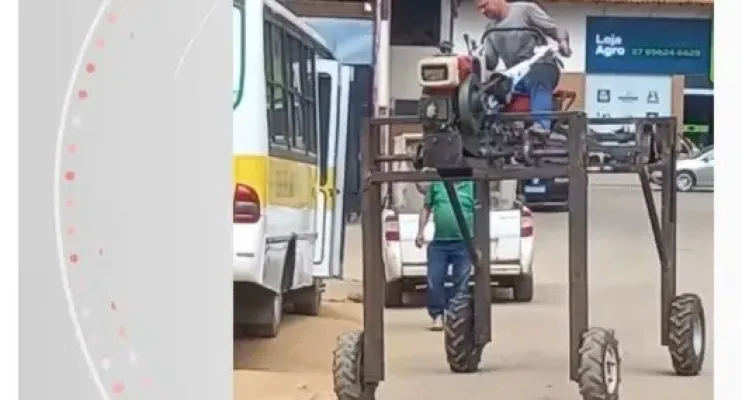 Engenheiro cria trator diferente e ganha apelido de 'Mad Max capixaba'