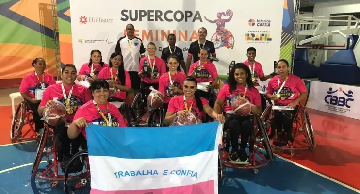 Equipe feminina de basquete em cadeira de rodas participa de evento beneficente em Afonso Cláudio