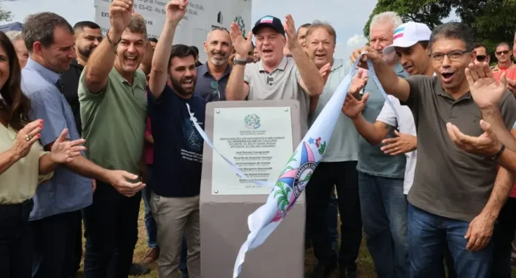 Estado inaugura trecho da Rodovia ES-248 e anuncia novos investimentos em Colatina