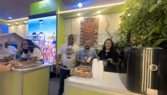 Estande de Jaguaré destacou café conilon e trajetória histórica na Feira dos Municípios