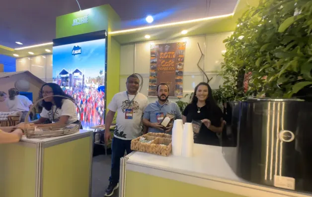 Estande de Jaguaré destacou café conilon e trajetória histórica na Feira dos Municípios