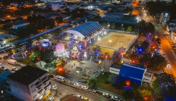 Estrutura da Páscoa Encantada continua aberta ao público até 12 de abril em São Mateus