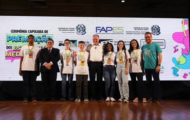 Estudantes capixabas são premiados com medalhas da Olimpíada Brasileira de Matemática