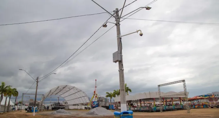 Expolinhares terá segurança reforçada, 80 câmeras, reconhecimento facial e central de videomonitoramento 