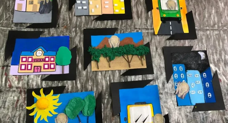 Exposição usa arte para mostrar experiências e sentimentos de alunos da APAE Serra