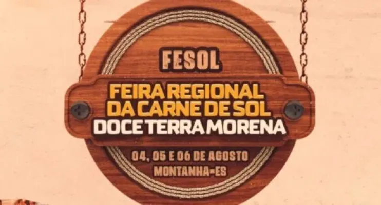 Feira Regional da Carne de Sol promove gastronomia e cultura em agosto em Montanha