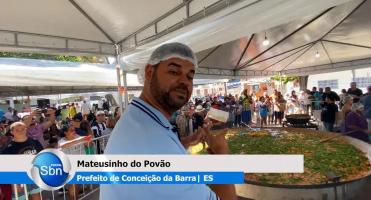 Festa dos Pescadores é comemorada em Conceição da Barra com a maior moqueca do mundo