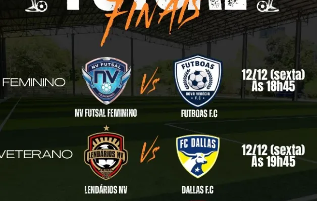 Finais do futsal de Nova Venécia serão disputadas nesta sexta-feira