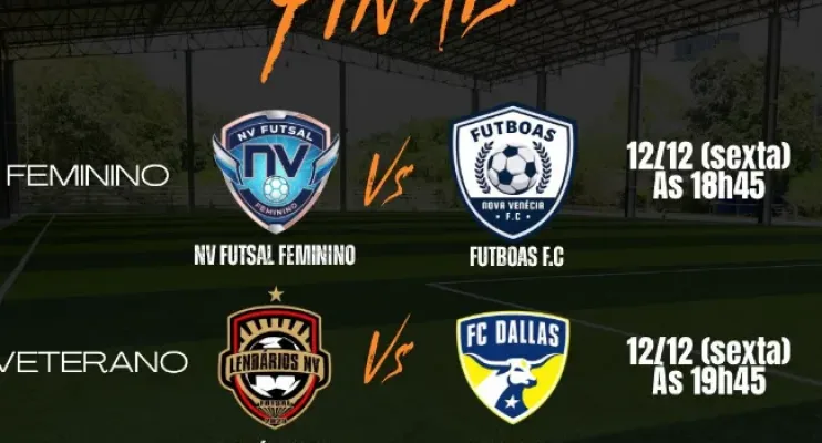 Finais do futsal de Nova Venécia serão disputadas nesta sexta-feira