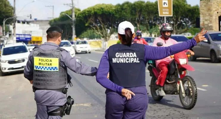 Forças de segurança realizam ação educativa no Maio Amarelo em São Mateus