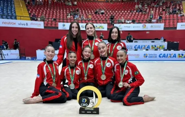 Ginastas capixabas conquistam medalhas no Campeonato Brasileiro em Londrina