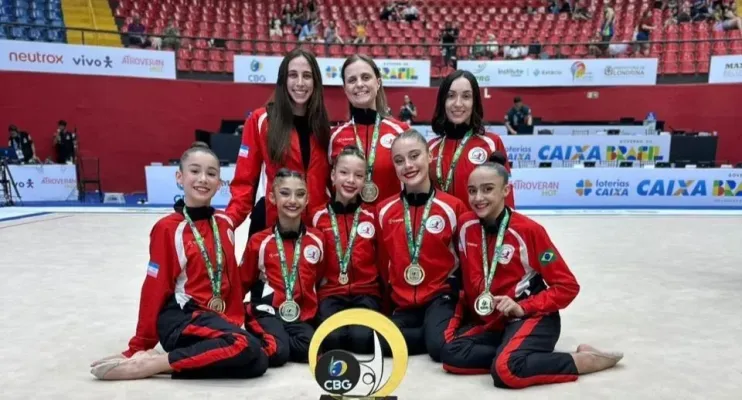Ginastas capixabas conquistam medalhas no Campeonato Brasileiro em Londrina