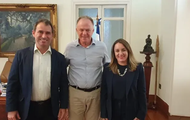 Governador do ES e Prefeito de Linhares cumprem agenda no Palácio Anchieta