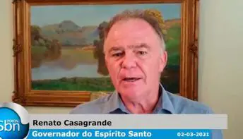 Governador do ES faz pronunciamento referente a união de todos os governadores para comprarem a vacina