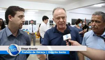 Governador do ES, Renato Casagrande inaugura creche e anuncia novos investimentos em Ibiraçu