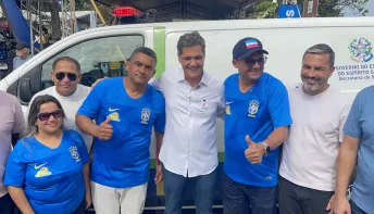 Governador Ricardo Ferraço entrega nova ambulância e repassa recursos para CAPS em Conceição da Barra