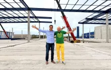 Governador Ricardo Ferraço visita obras da nova Havan em Vila Velha
