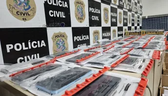 Governo capixaba comemora, os mais de 200 Celulares recuperados na primeira Etapa do Projeto Recupera