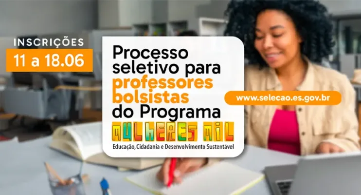 Governo do Estado anuncia edital para seleção de professores do Programa Mulheres Mil