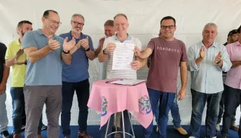Governo do Estado assina Ordem de Serviço para calçamento rural na comunidade de São Miguel, Domingos Martins